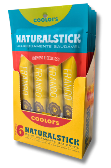 COOLORS NATURALSTICK GATOS FRANGO DP 30 X