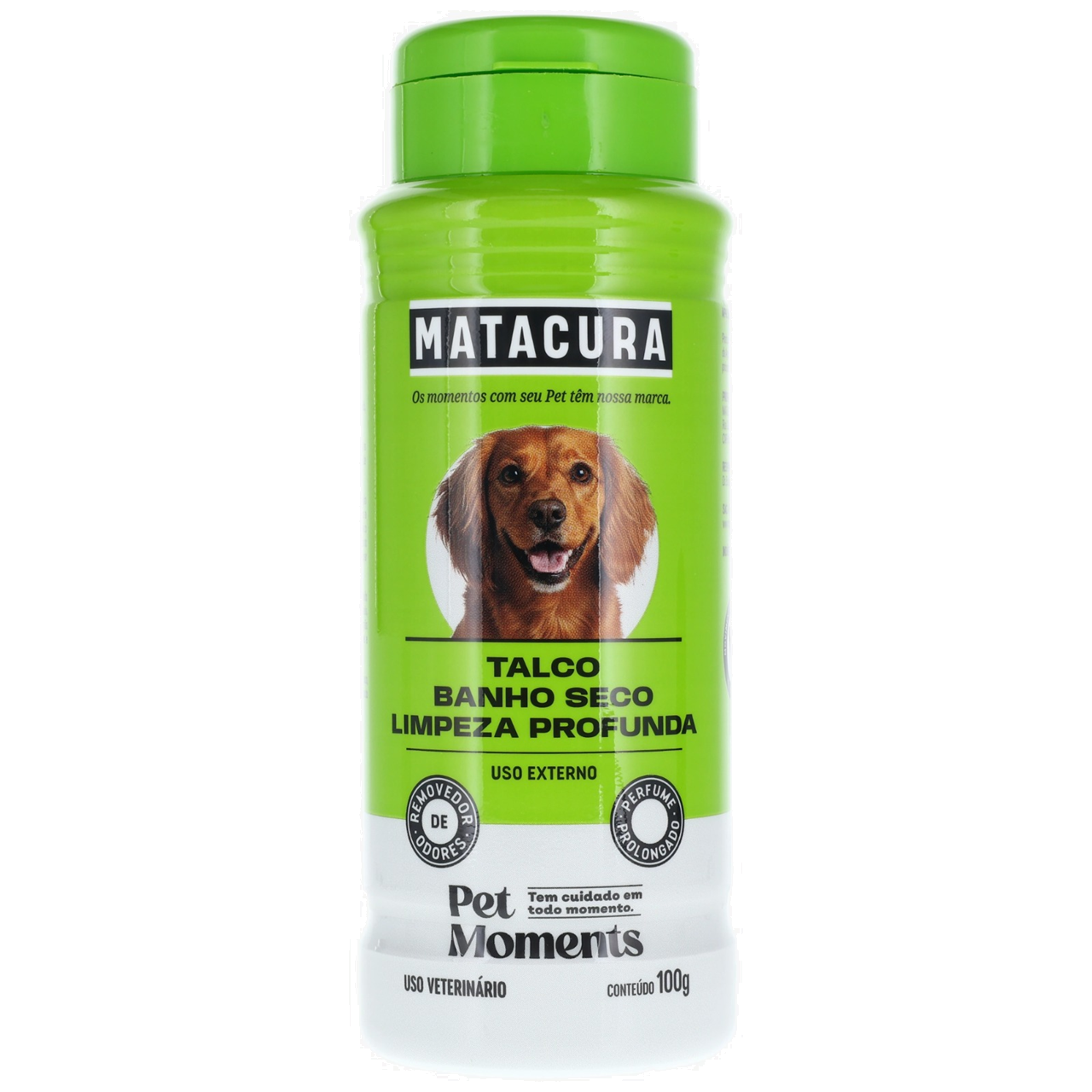 MATACURA CÃES TALCO BANHO SECO LIMPEZA PROFUNDA