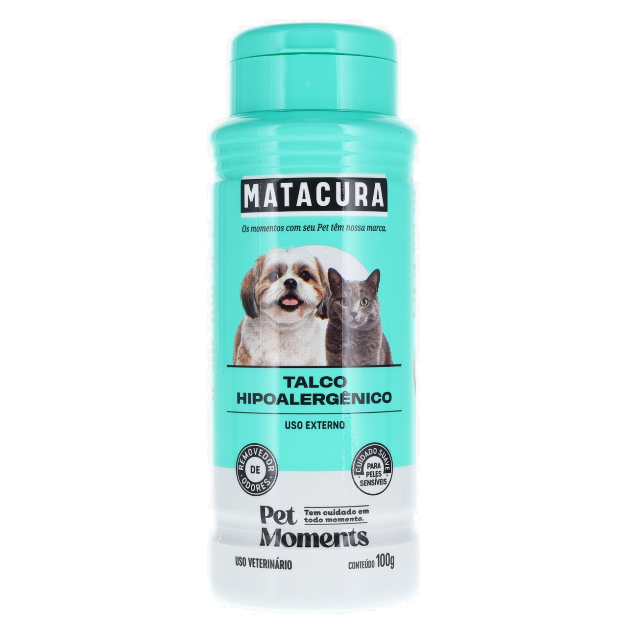 MATACURA CÃES TALCO HIPOALERGÊNICO