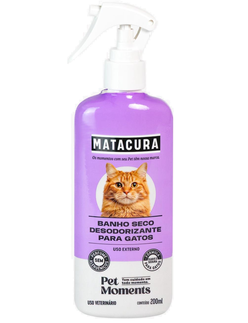 MATACURA GATOS SPRAY BANHO SECO