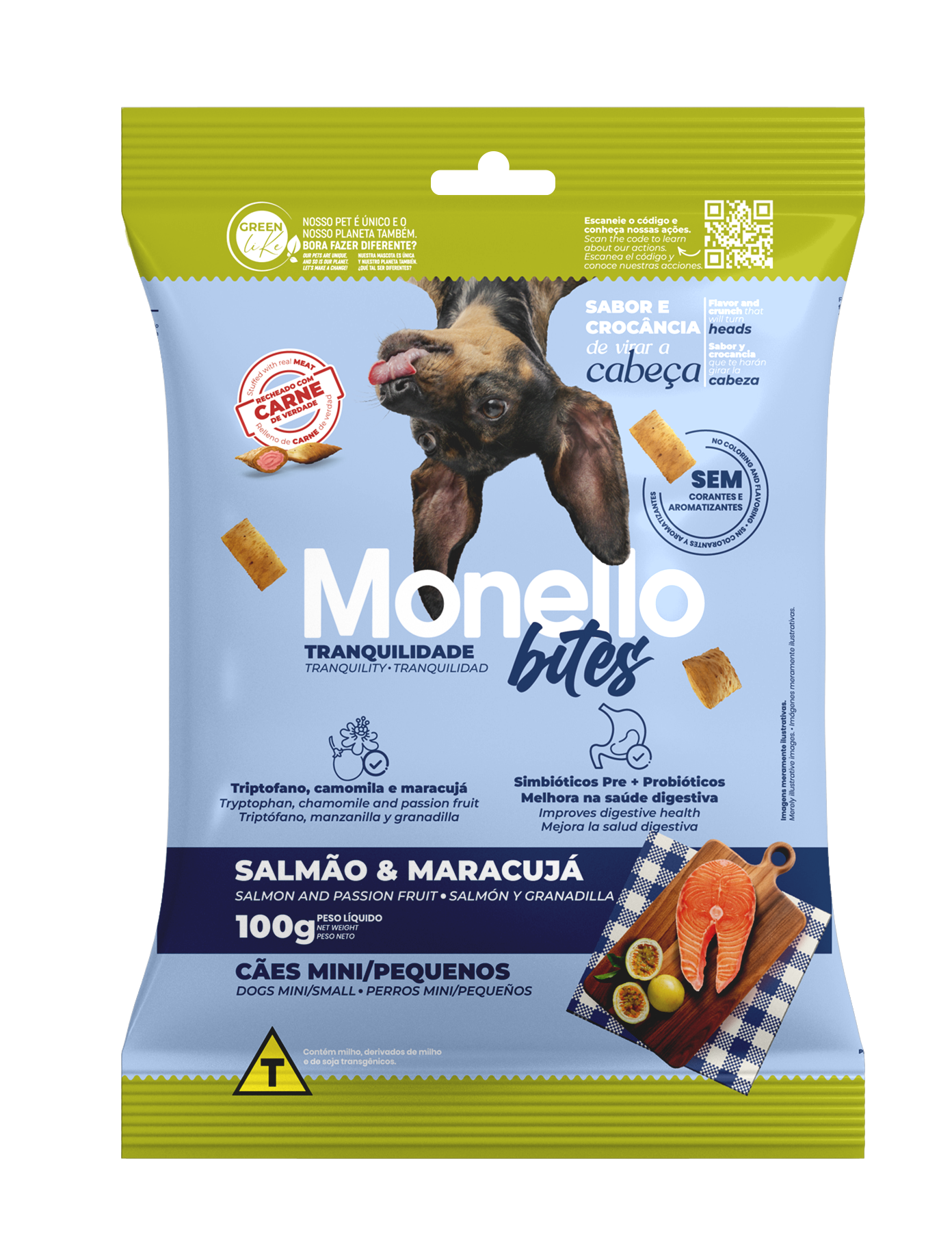 MONELLO BITES CÃES TRANQUILIDADE MINI E PEQUENAS