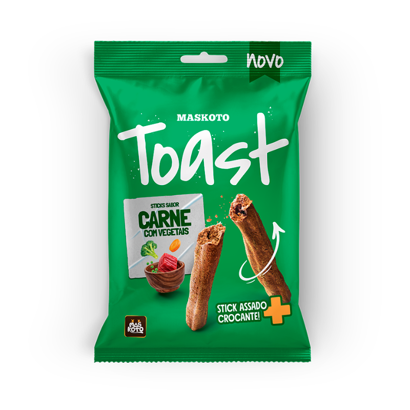 MASKOTO TOAST STICK CARNE E VEGETAIS