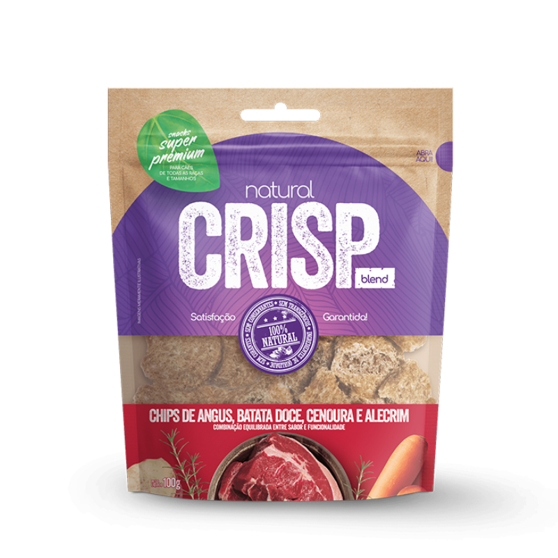 NATURAL CRISP CHIPS CARNE, BATATA DOCE, CENOURA E ALECRIM