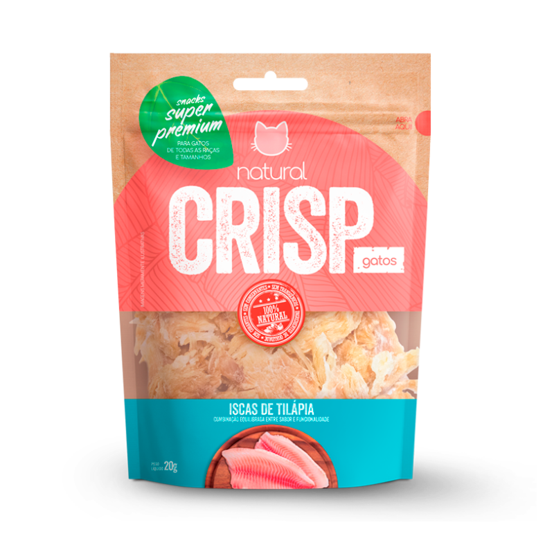 NATURAL CRISP GATO ISCAS DE TILAPIA