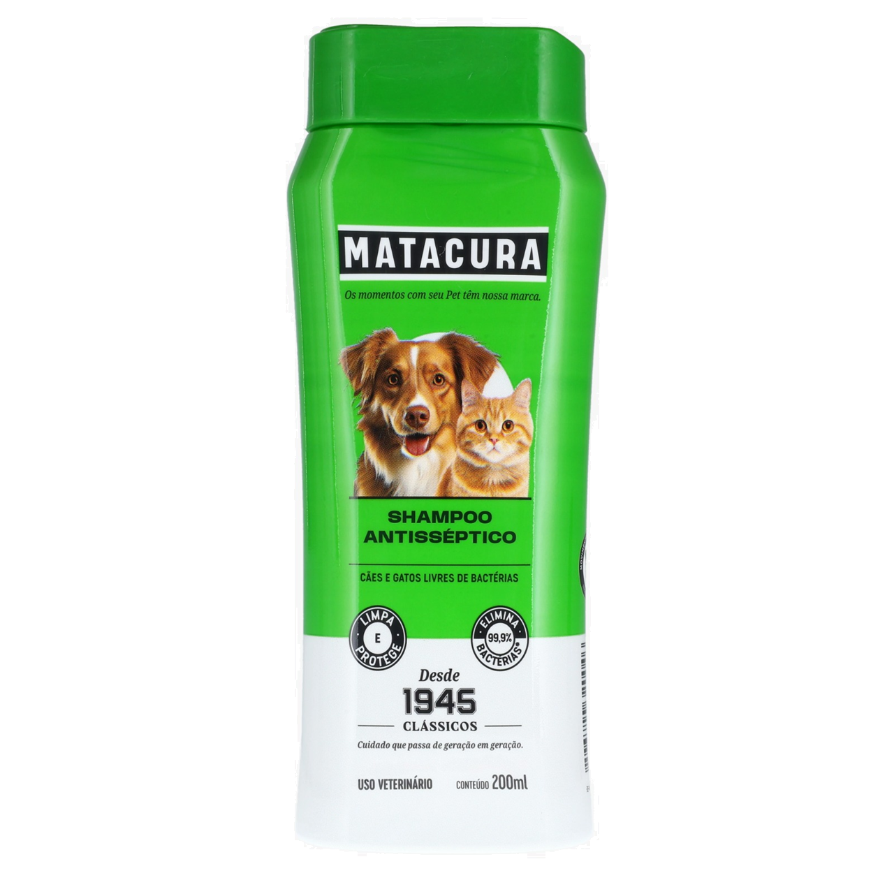 MATACURA CÃES SHAMPOO ANTISSEPTICO E BACTERICIDA