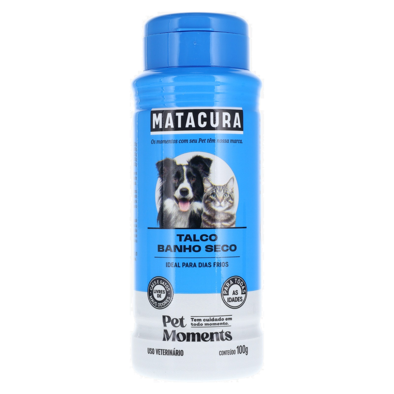 MATACURA CÃES TALCO BANHO SECO