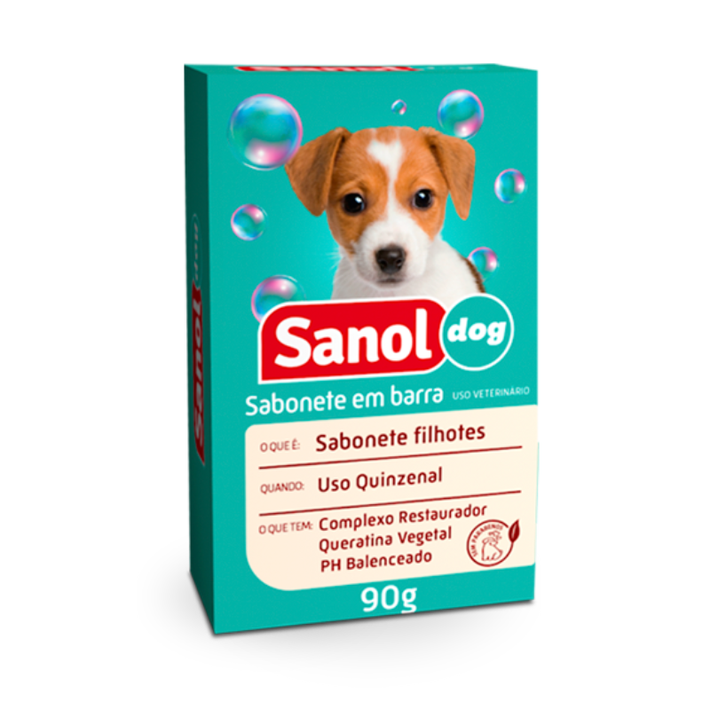 SANOL CÃES SABONETE FILHOTES